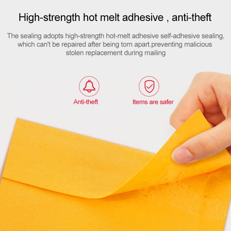 200pcs Kraft Paper Envelope Bag Express Bubble Bag Packaging Bag, Size: 19x28+4cm, 19x28+4cm