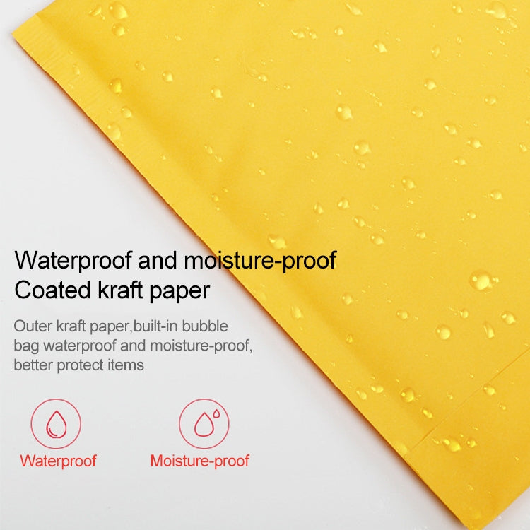 200pcs Kraft Paper Envelope Bag Express Bubble Bag Packaging Bag, Size: 19x28+4cm, 19x28+4cm