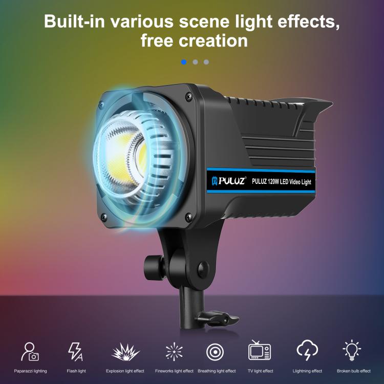 PULUZ 220V 120W Studio Video Light + 2.8m Light Holder + 65cm Foldable Lantern Softbox Photography Kit, 120W 2700K-6500K Light 2.8m Light Holder Kit EU Plug, 120W 2700K-6500K Light 2.8m Light Holder Kit UK Plug                                          ...