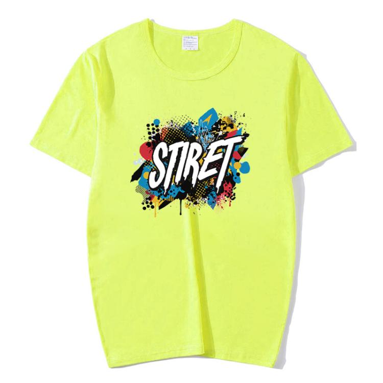Round Neck Modal Short Sleeve T-shirt Custom Made Print Your Demand, Size: L, L, POD T-shirt