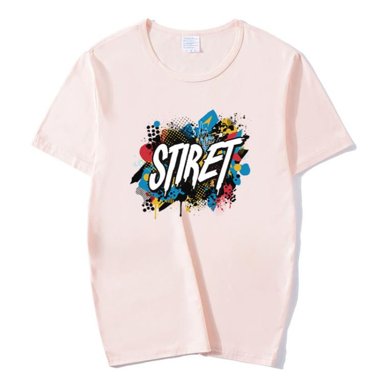 Round Neck Modal Short Sleeve T-shirt Custom Made Print Your Demand, Size: XXXL, XXXL