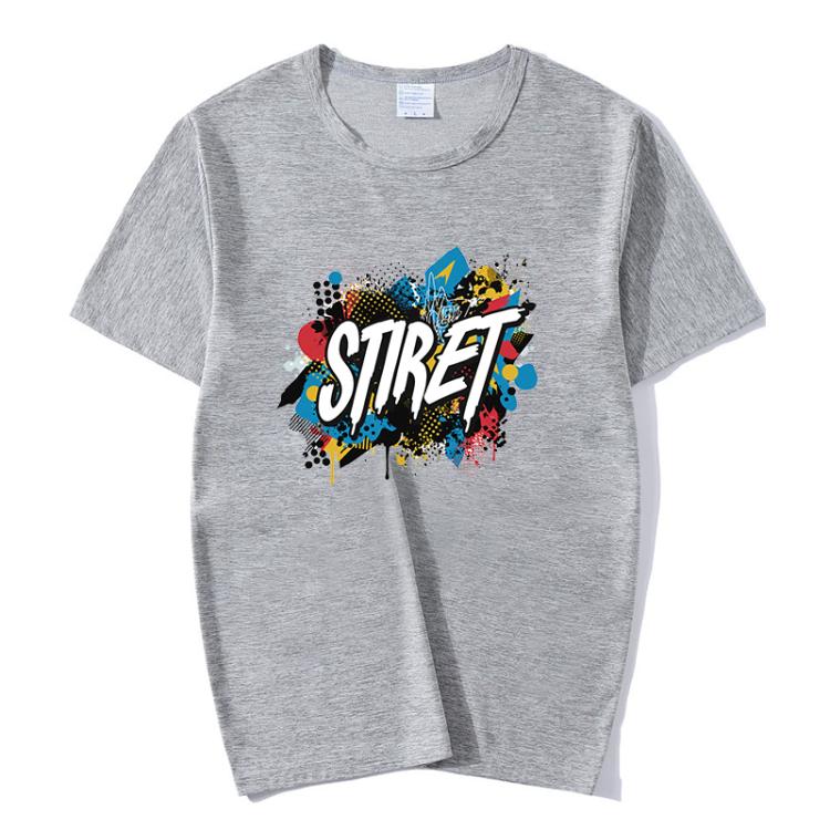 Round Neck Modal Short Sleeve T-shirt Custom Made Print Your Demand, Size: XXXL, XXXL