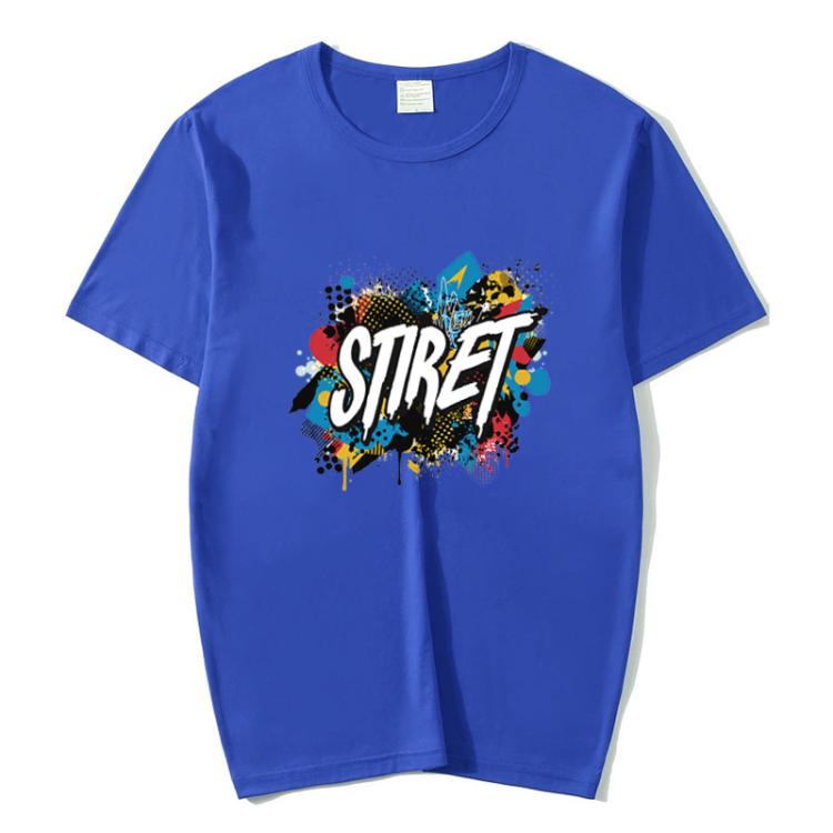 Round Neck Modal Short Sleeve T-shirt Custom Made Print Your Demand, Size: XXXL, XXXL