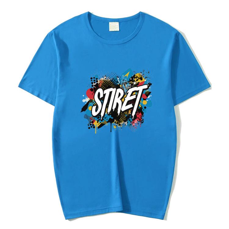 Round Neck Modal Short Sleeve T-shirt Custom Made Print Your Demand, Size: XXXL, XXXL