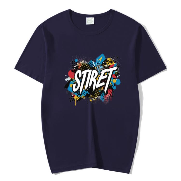 Round Neck Modal Short Sleeve T-shirt Custom Made Print Your Demand, Size: XXXL, XXXL