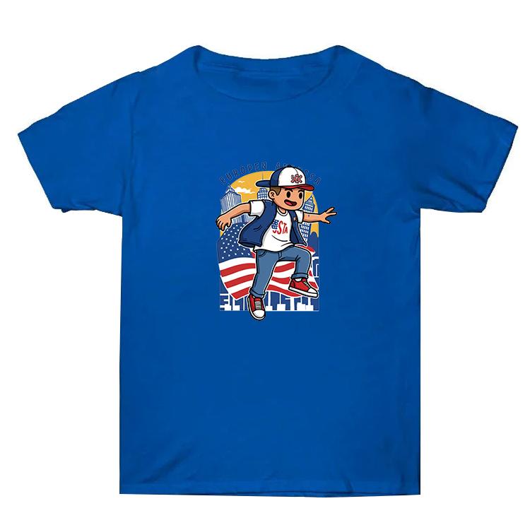 Summer Baggy Cotton Short Sleeve T-shirt Custom Made Print On Your Demand, Size: XXL, XXL