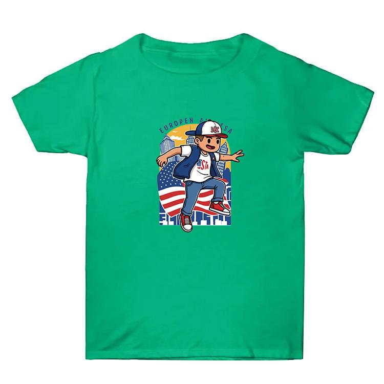 Summer Baggy Cotton Short Sleeve T-shirt Custom Made Print On Your Demand, Size: XXL, XXL
