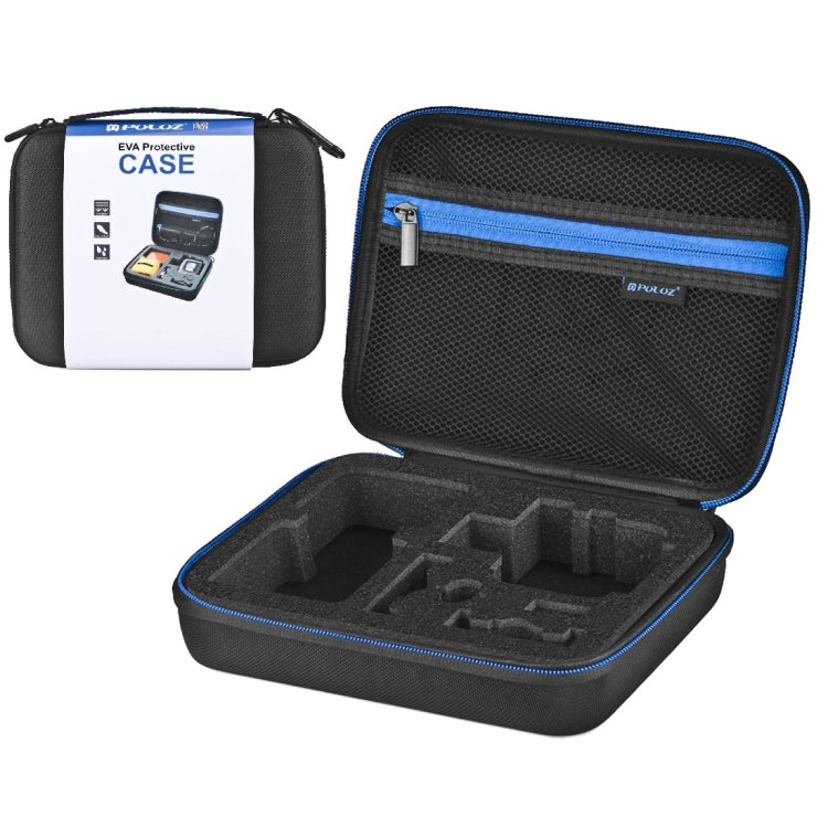PULUZ Waterproof Carrying and Travel Case for for GoPro, Insta360, DJI and Other Action Cameras Accessories, Medium Size: 23cm x 17cm x 7cm, For GoPro, Size: 23cm x 17cm x 7cm