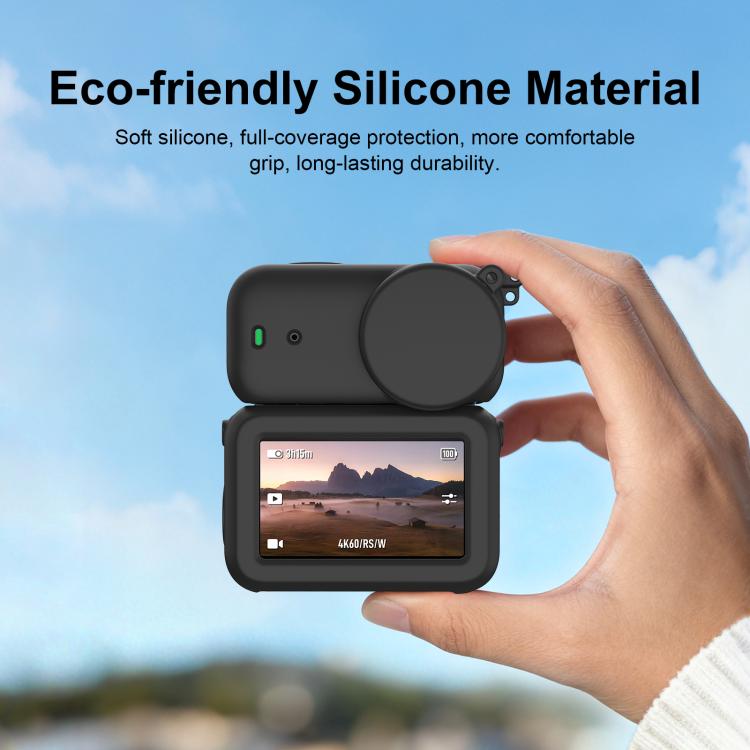 For DJI Osmo Nano Transmission Module & Lens & Body 3 in 1 Silicone Protective Cover, For DJI Osmo Nano