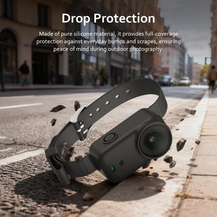 For DJI Osmo Nano Body Silicone Expansion Wrist Strap Cover Pet Collar Mount, For DJI Osmo Nano Body