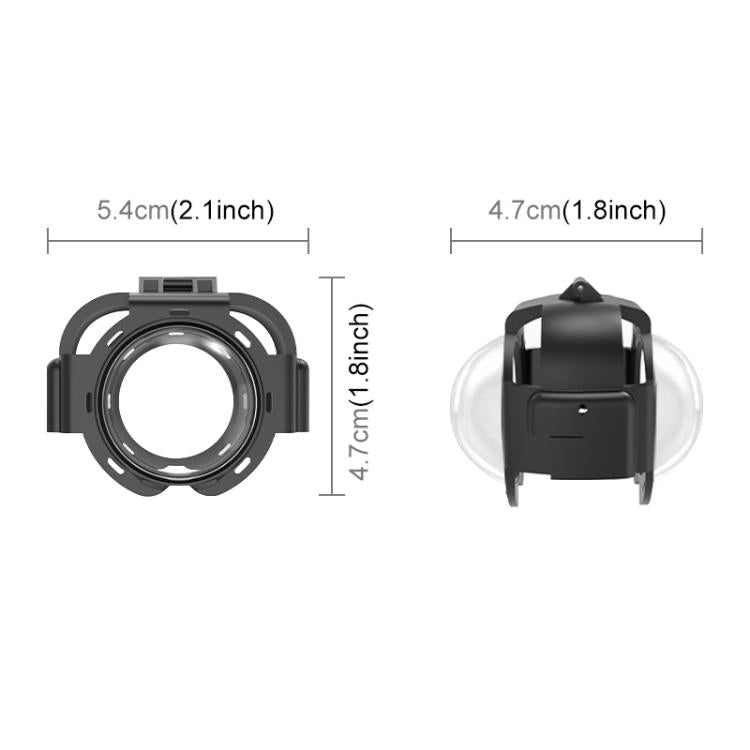 For Insta360 X4 Air PULUZ Snap-on Optical Tempered Glass Lens Guard Protective Cover, For Insta360 X4 Air