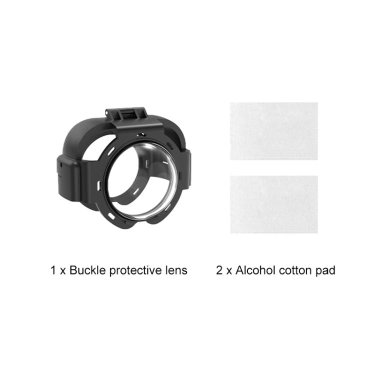 For Insta360 X4 Air PULUZ Snap-on Optical Tempered Glass Lens Guard Protective Cover, For Insta360 X4 Air