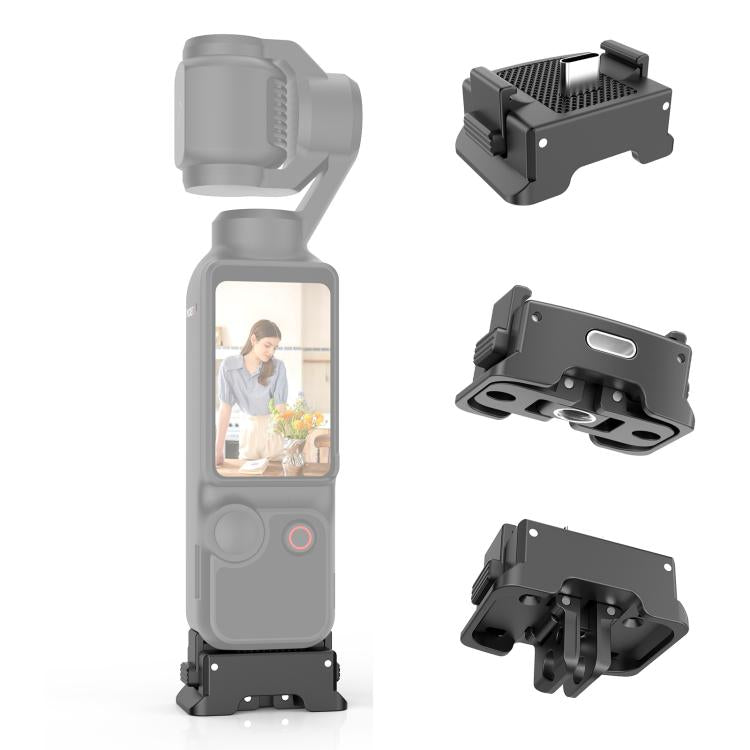 For DJI Osmo Pocket 3 PULUZ Plastic Quick-Release Charging Adapter Base, Charging Adapter Base