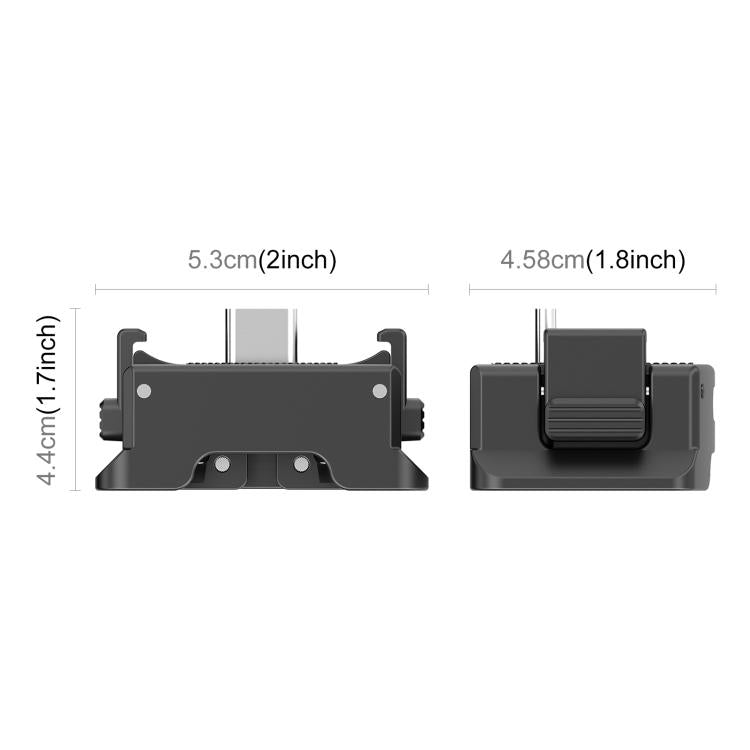 For DJI Osmo Pocket 3 PULUZ Plastic Quick-Release Charging Adapter Base, Charging Adapter Base