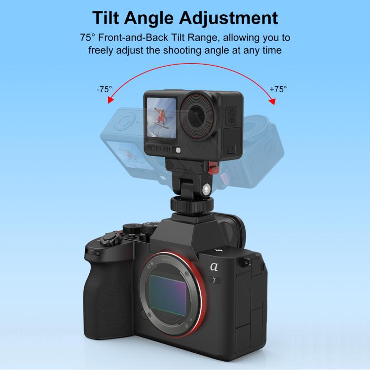 For DJI Osmo Action 6 / Nano PULUZ Plastic Gimbal Quick-Release Base Mount, Gimbal Quick-Release Base
