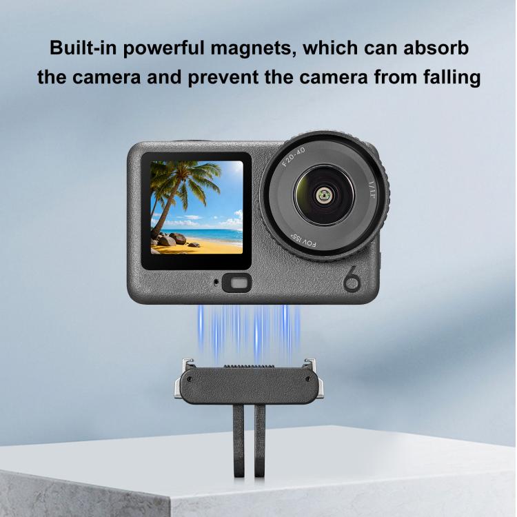 For DJI Osmo Action 6 / Nano PULUZ Plastic Magnetic Quick Release Base Mount