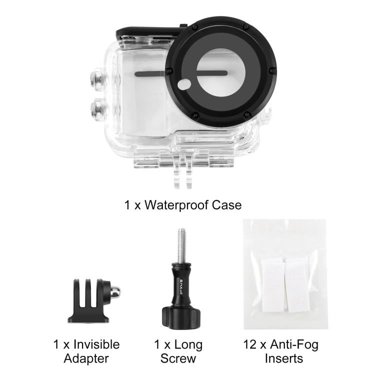 For Insta360 GO Ultra PULUZ 50m Waterproof Case Camera Dive Housing Cover, For Insta360 GO Ultra