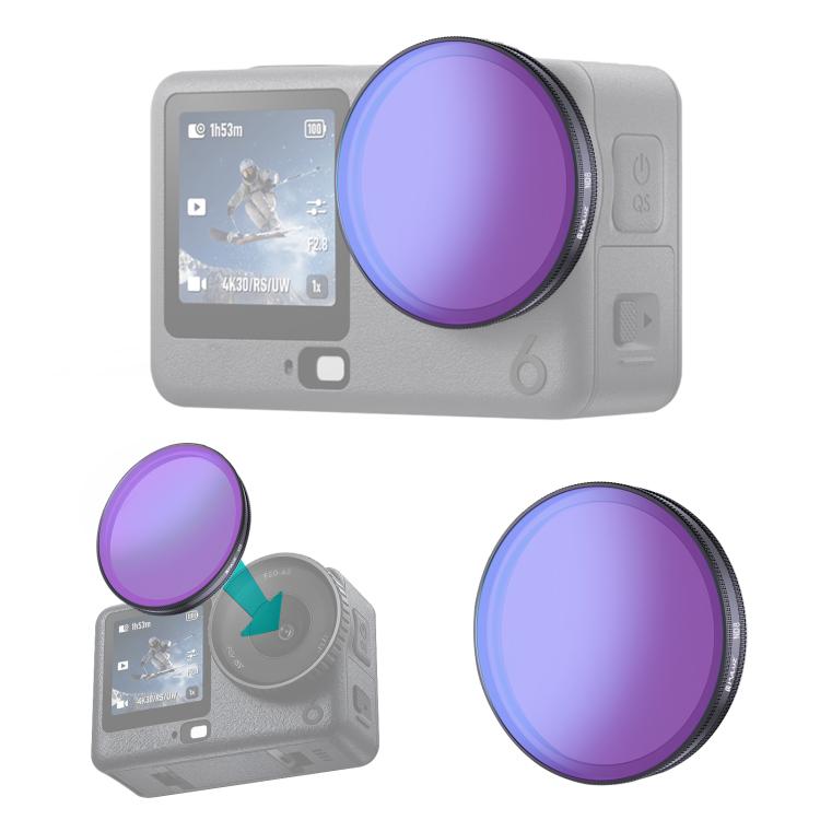 For DJI Osmo Action 6 PULUZ Action Camera ND8 Lens Filter, ND8