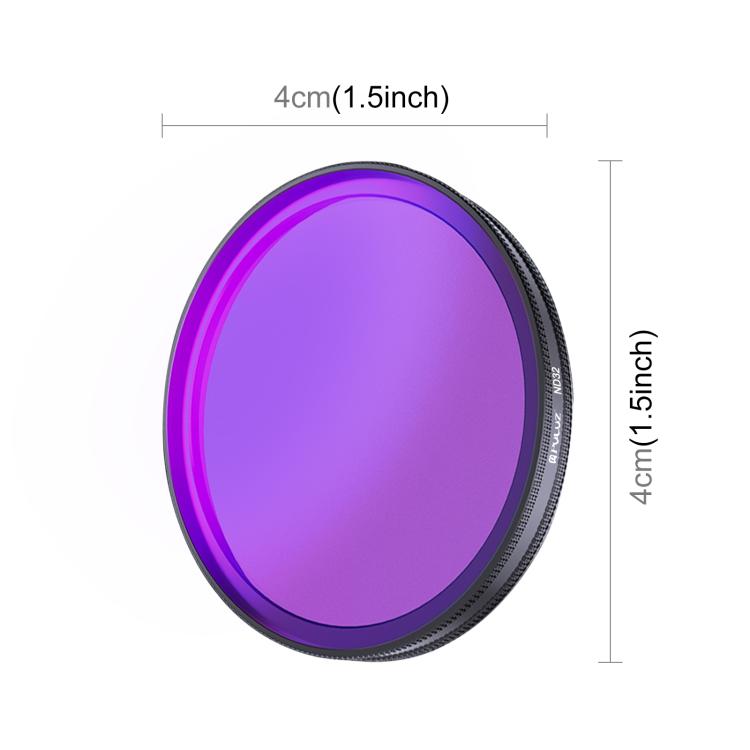 For DJI Osmo Action 6 PULUZ Action Camera ND32 Lens Filter, ND32