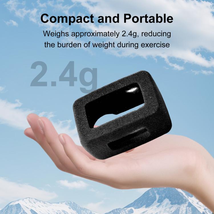 For DJI Osmo Action 6 PULUZ High Density Foam Windshield, For DJI Osmo Action 6