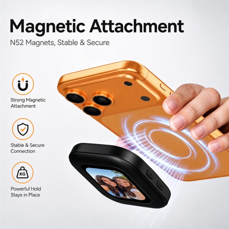 PULUZ Magnetic Phone Vlog Selfie Monitor Screen
