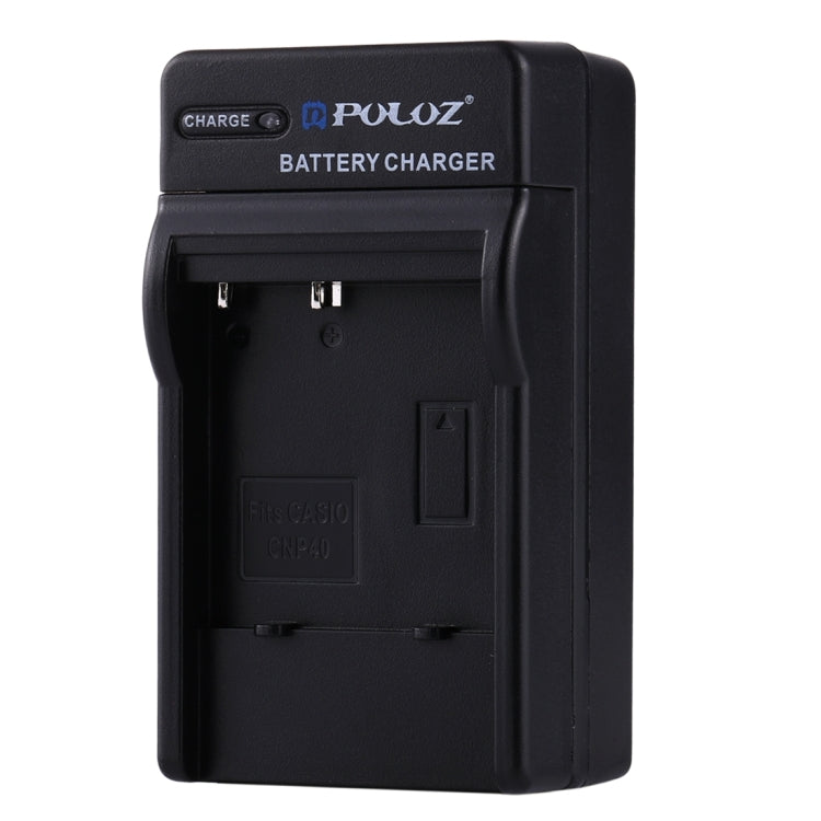 PULUZ Digital Camera Battery Car Charger for CASIO CNP40 Battery, CNP40 Car Charger