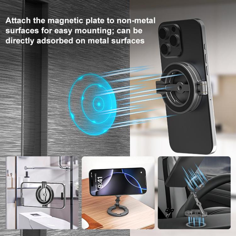 MagSafe Dual-Head Magnetic Folding Phone Holder Bracket, Dual-Head Magnetic Bracket