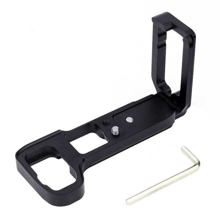 PULUZ 1/4 inch Vertical Shoot Quick Release L Plate Bracket Base Holder for Sony A9 (ILCE-9) / A7 III/ A7R III, For Sony A9 (Red)