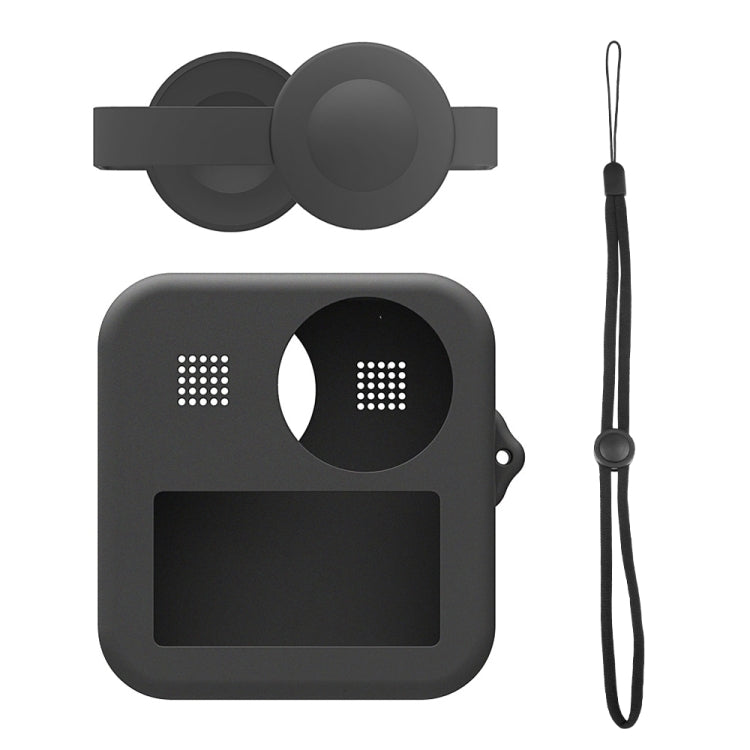 PULUZ for GoPro Max Dual Lens Caps Case + Body Silicone Protective Case, Silicone Case