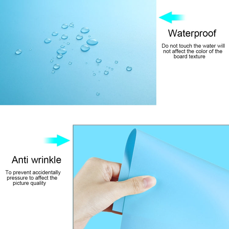 PULUZ Photography Background PVC Paper Kits for Studio Tent Box, Size: 121cm x 58cm, Backdrop 60cm(Blue), Backdrop 60cm(Red), Backdrop 60cm(B), Backdrop 60cm(W)
