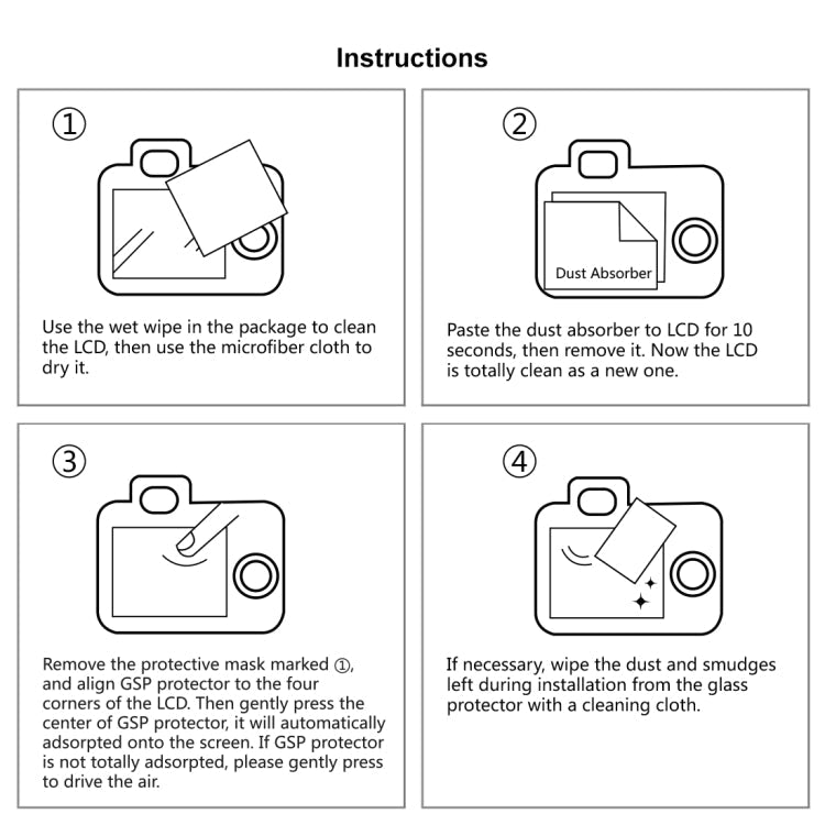 PULUZ 2.5D 9H Tempered Glass Film for Canon 100D, Compatible with Canon 100D / M3 / G1X2, For Canon 100D
