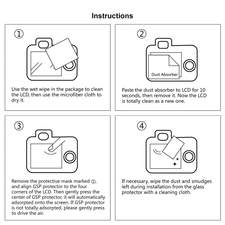 PULUZ 2.5D 9H Tempered Glass Film for Fujifilm X100T, Compatible with Fujifilm XE2 / XE2S / X100F, X100T Protector