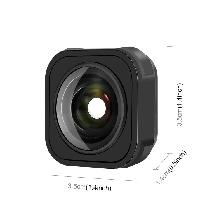 PULUZ Max Lens Mod Wide Angle Lens for GoPro Hero13 Black / Hero12 Black / Hero11 Black / HERO10 Black / HERO9 Black, For GoPro Hero13 Black / Hero12 Black