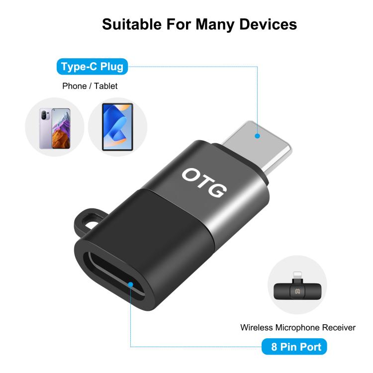 PULUZ USB-C / Type-C to USB-C / Type-C OTG Adapter, Type-C OTG Adapter