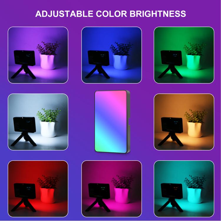 PULUZ Pocket 140 LEDs RGB Full Color Beauty Fill Light Handheld Photography LED Light, 140 LED