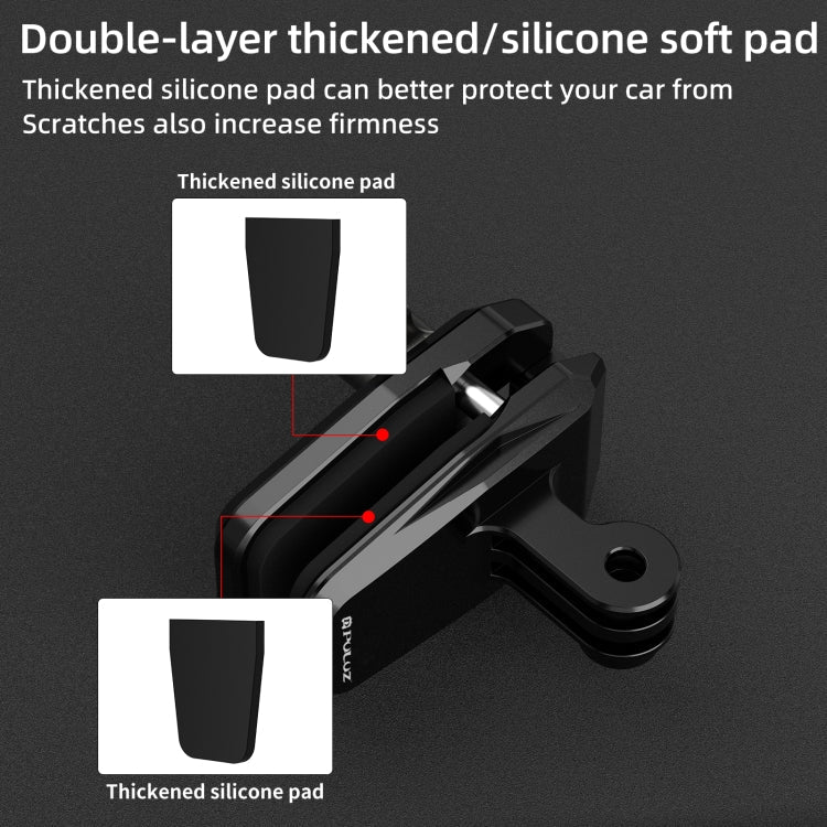 PULUZ Motorcycle Windshield Clip Bracket Camera Mount, Windshield Clip II