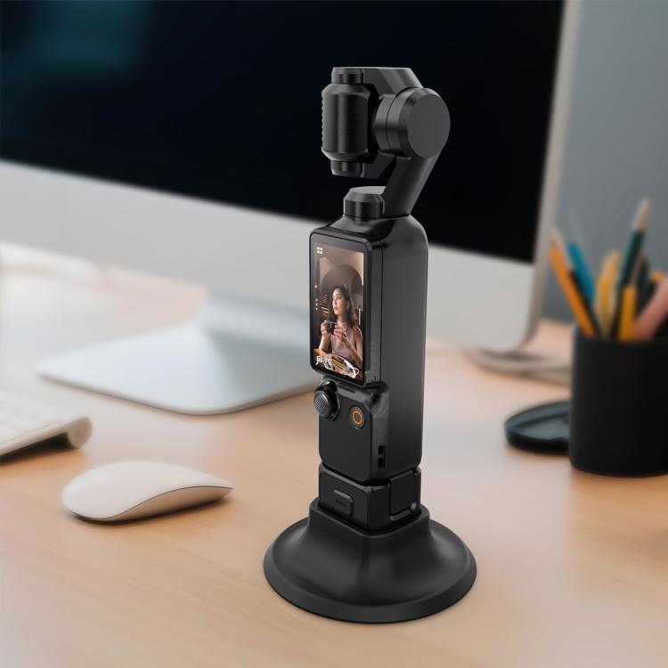 For DJI Osmo Pocket 3 PULUZ Adhesive Type Silicone Dock Desktop Base Bracket, Adhesive Type Base