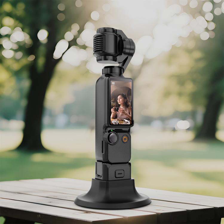 For DJI Osmo Pocket 3 PULUZ Adhesive Type Silicone Dock Desktop Base Bracket, Adhesive Type Base