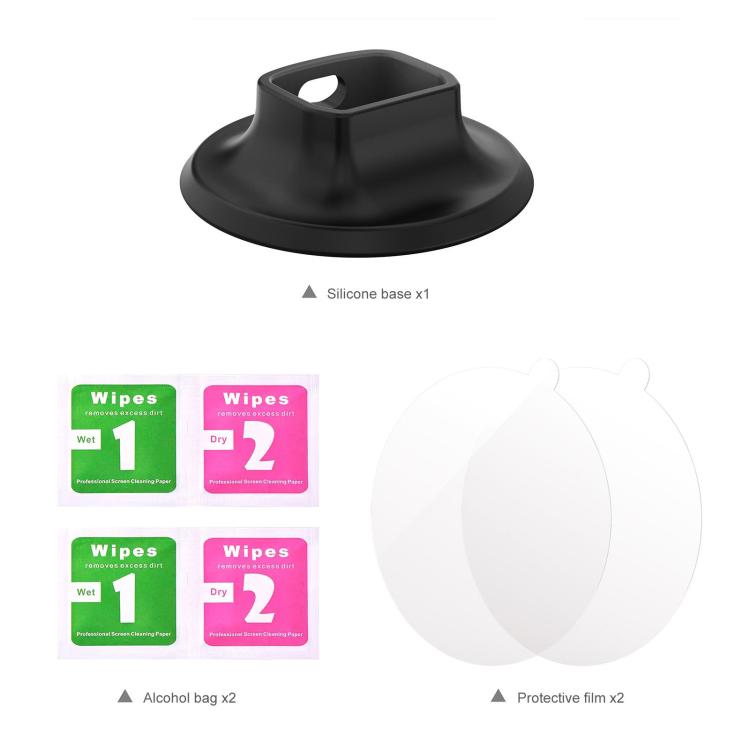 For DJI Osmo Pocket 3 PULUZ Adhesive Type Silicone Dock Desktop Base Bracket, Adhesive Type Base