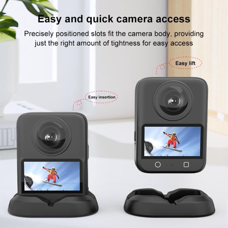 For DJI Osmo 360 PULUZ Car Silicone Base Stand, Car Silicone Base