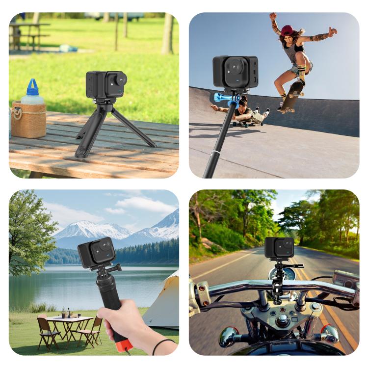 For Insta360 GO Ultra PULUZ Magnetic Aluminum Alloy Quick Release Base Mount, For Insta360 GO Ultra Aluminum Alloy
