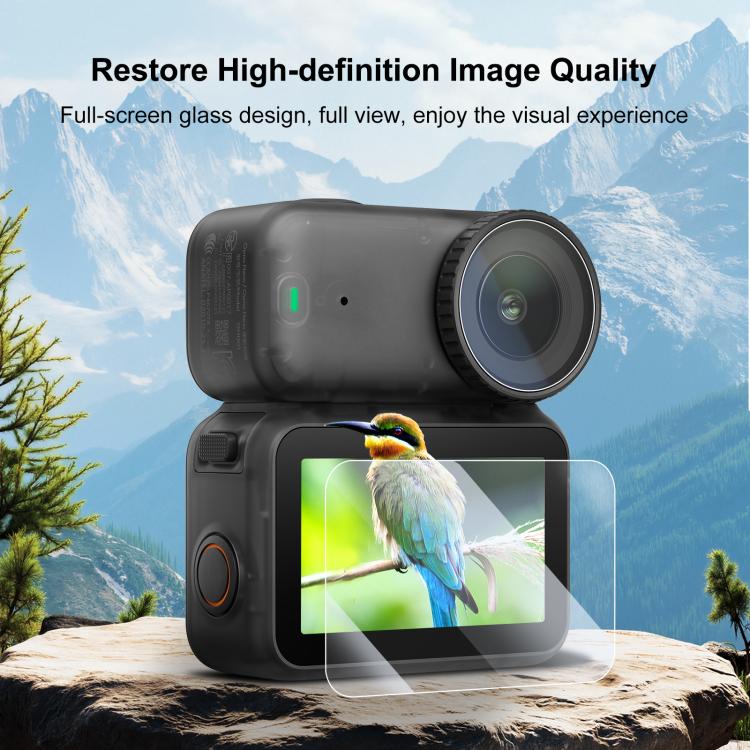 For DJI Osmo Nano PULUZ Tempered Glass Screen Film with Lens Hydrogel Film, For DJI Osmo Nano