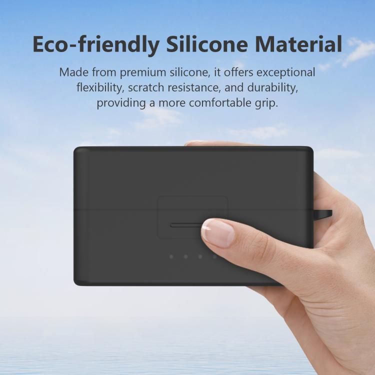 For DJI Mic 3 PULUZ Charging Case Silicone Scratch-proof Protective Cover, For DJI Mic 3