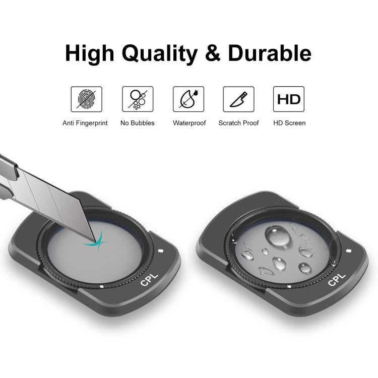 For DJI Pocket 3 PULUZ Magnetic Camera Lens CPL Filter, CPL Filter