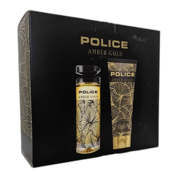 Police Amber Gold for Women Gift Set 100ml EDT + 125ml Body Lotion