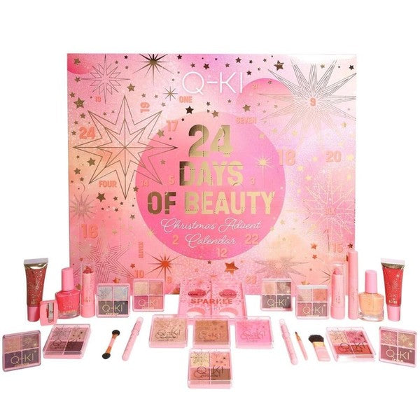 Q-KI 24 Days of Beauty Advent Calendar 2025 24 Pieces