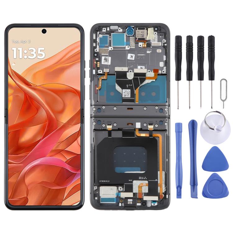 For Motorola Razr 50 Original LCD Screen Digitizer Full Assembly with Frame, For Motorola Razr 50(Original)