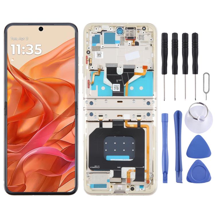 For Motorola Razr 50 Original LCD Screen Digitizer Full Assembly with Frame, For Motorola Razr 50(Original)