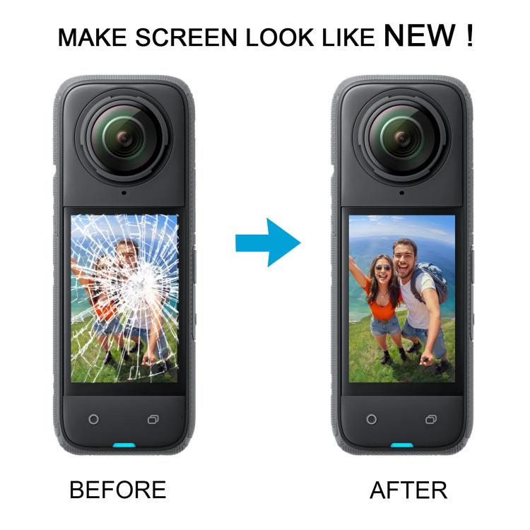 For Insta360 X3 Original Disassembled LCD Screen Digitizer Full Assembly with Frame, For Insta360 X3(Original)
