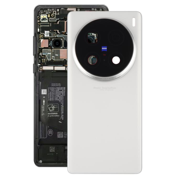 For vivo X100 Ultra 5G V2366GA V2366HA Original Back Cover with Camera Lens Cover, For vivo X100 Ultra 5G(Original with Camera Cover)